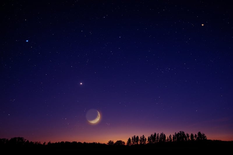 Moon and Stars